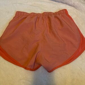 Nike Coral Pink Athletic Running Shorts